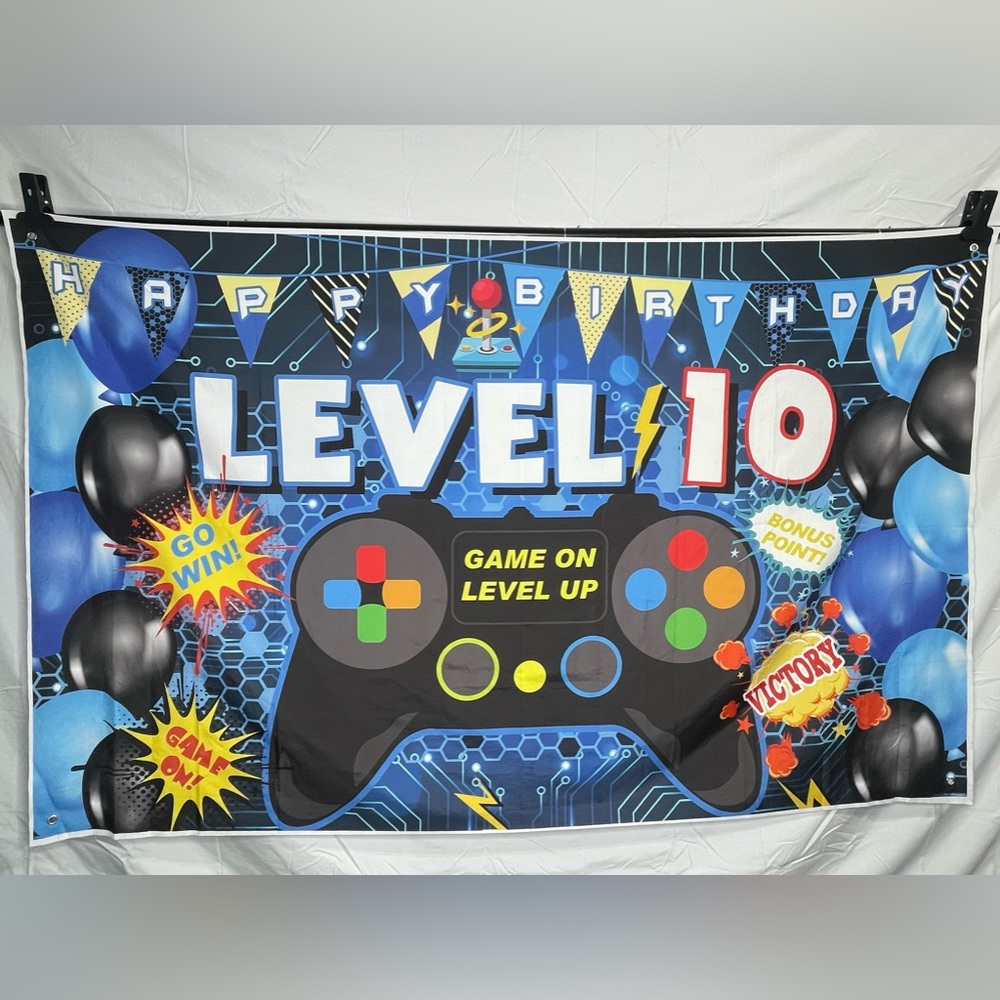Happy Birthday Gammer Backdrop 44”x72”